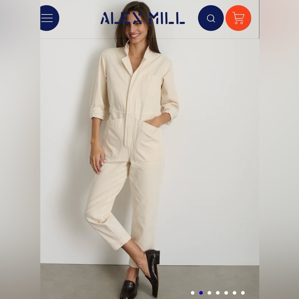 Alex Mill Standard Jumpsuit in Herringbone